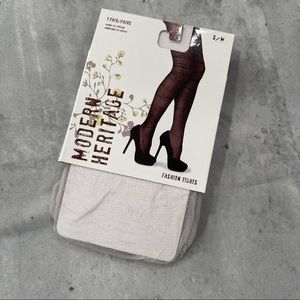 Sheer Lavender Tights S/M